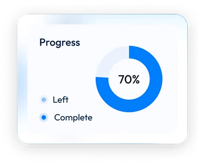 Progress dashboard preview