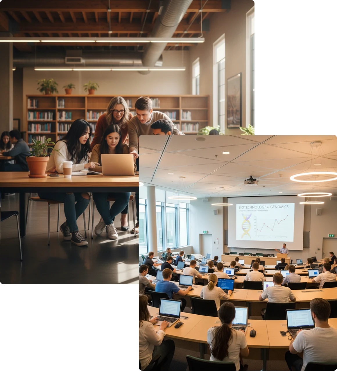 Connected university learning and campus operations