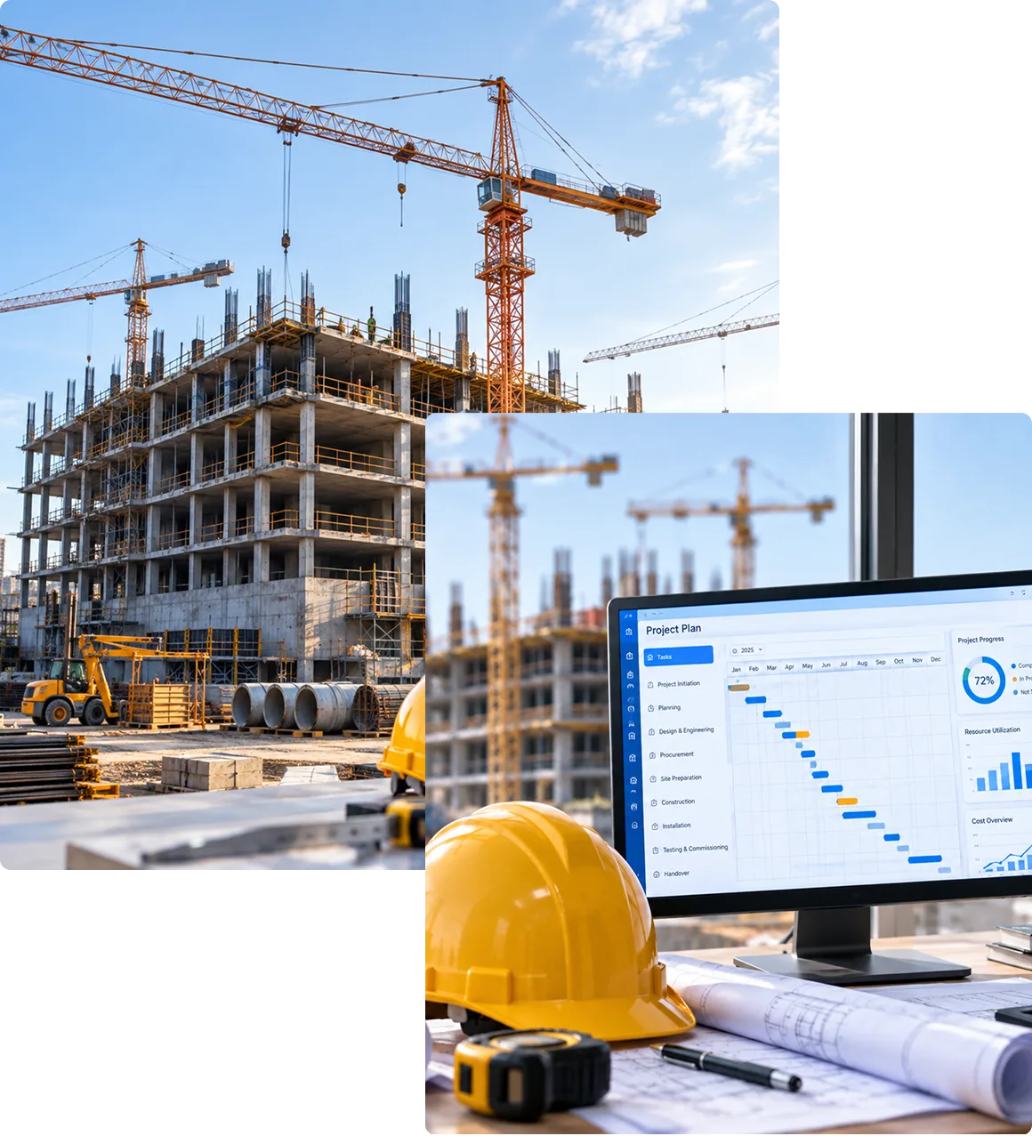 Connected EPC construction and project planning operations