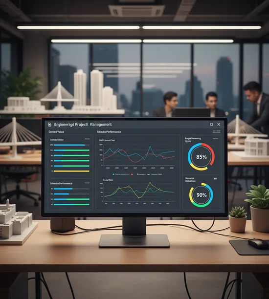 Engineering project performance analytics dashboard