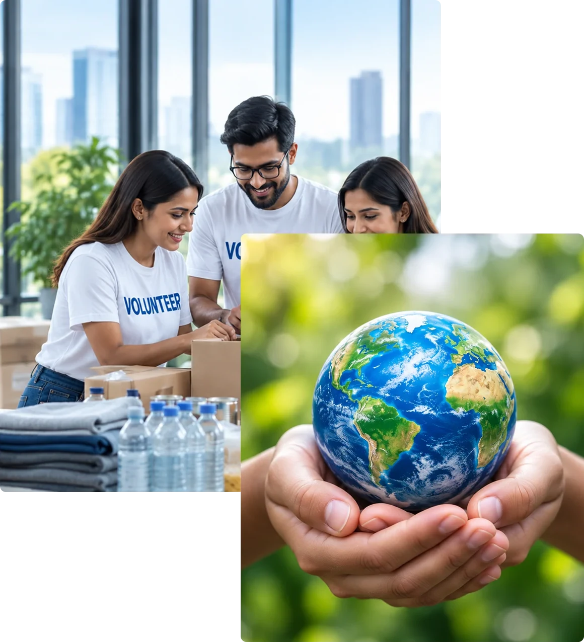 Connected volunteer operations and global non-profit impact